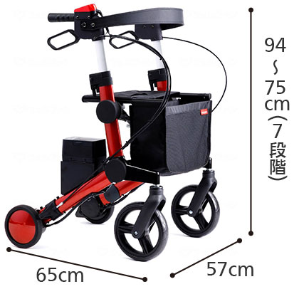 ロボットアシストウォーカーRT.3の寸法図