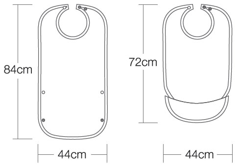 ソフラピレンエプロン チェック2WAYタイプ 3枚セットの説明