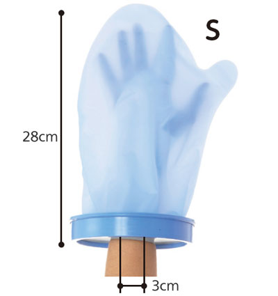 シールタイト 腕用Ｓ 包帯・ギブスを濡らさず入浴
のサイズ