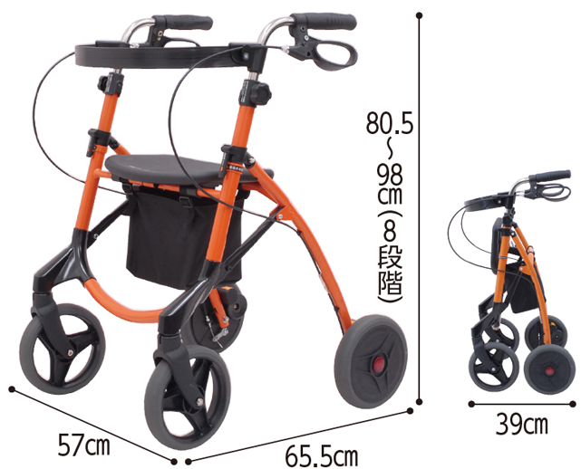 U Walker2 ユーウォーカー2 速度制御機能付き歩行車の説明