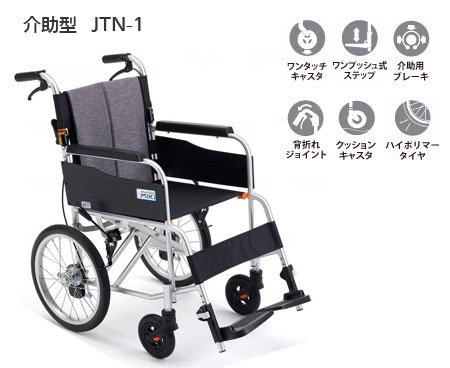 サニタリー車椅子 JTN-2 介助用車椅子 シートが交換できるの説明