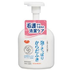 清拭剤 泡でさっぱりからだふき 液体タイプ 500ml×4本