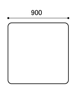 介護・福祉施設向け 高さ調節用ハイアジャスター付テーブル HJタイプ 角型90×90 HJ-0909Kの説明