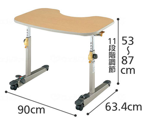 リハビリテーブル KF-850のサイズ