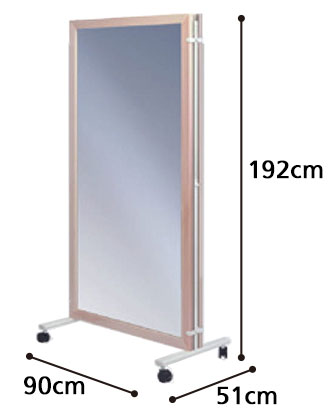 姿勢矯正用鏡（両面式）TB1561-02の寸法図