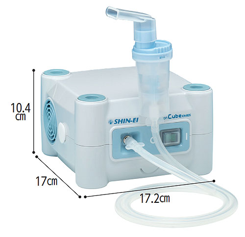 ミリコンCube KN-80S 在宅向けネブライザーの寸法図