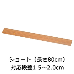 屋内用スロープ 段ない・ス ショート15 樹脂タイプ 幅80cm×高さ1.5cm