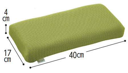 笑サポート 座位姿勢保持クッションの寸法図